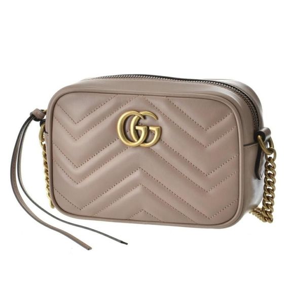 Gucci Shoulder Bag GG Marmont Brown - Picture 1 of 5
